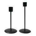 thumbnail image 1 of 2x Taper Candle Holder Candlestick Table Centerpiece Dinner Ornament Black, 1 of 10