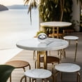 thumbnail image 4 of SEWACC Polished Reflective Gazing Ball Garden Mirror Sphere 2pcs Outdoor Decor Ornament Chic Design, 4 of 8