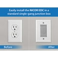 thumbnail image 4 of Nicor 19316 - 4" Nicor Matte White Electronic Door Chime (EDC1120WH1), 4 of 13