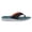Blue/Grey/Orange, variant on reef men's rover flip flop, brown, 7 m us