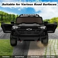 thumbnail image 2 of TOKTOO 24V Ride on Car for Big Kids, 800W Powerful Wheels, Licensed Chevrolet Colorado 2 Seater Ride on Toys, Ride on Truck with Rear Storage, Electric Kids Car for Boys Girls Aged 3-8 Years, Black, 2 of 9