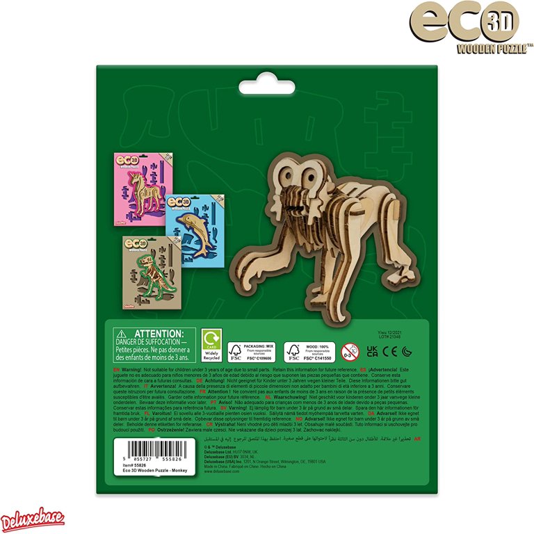 Pepperell Wooden Monkey Maker Kit