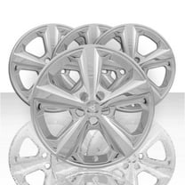 Set of 4 18" 5 Spoke Front and Rear Wheel Skins for 15-19 Ford Edge SE - Chrome
