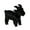 15.7in-0.41 Black, variant on Soft Filled Goat Plush Toy - Realistic Goat Plush Animal Doll, Suitable for Children & Adults To Collection
