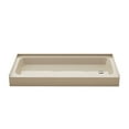 thumbnail image 5 of Voltaire 60 x 30 Shower Pan Base with Right Drain in Glossy Bisque, 5 of 7