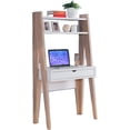 thumbnail image 3 of Q-Max Luxury-Style Two-Toned Desk with Shelves and Drawer - Elegance and Functionality Combined, 3 of 3