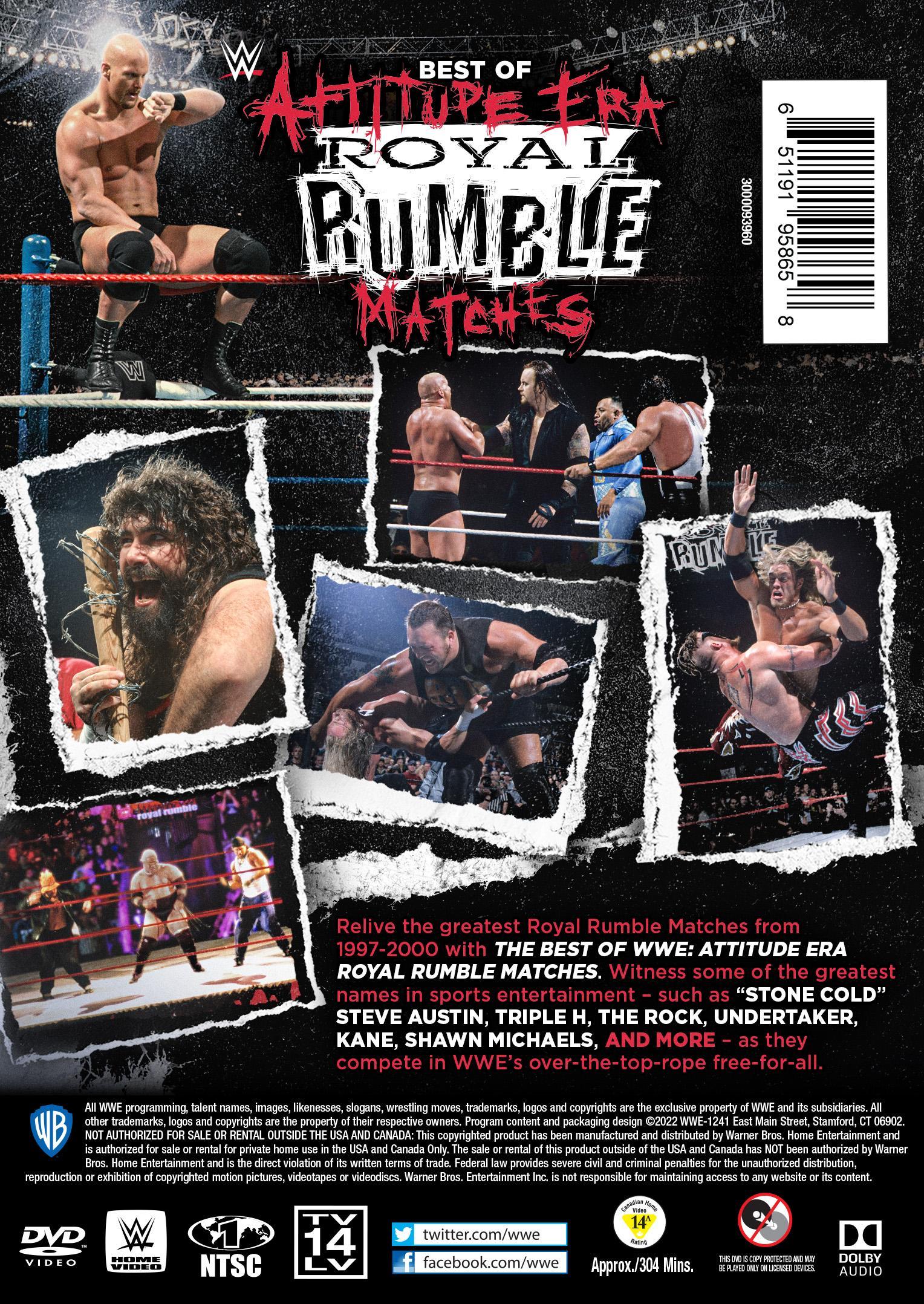 WWE: The Best of Attitude Era Royal Rumble Matches (DVD) - Walmart.com