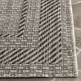 thumbnail image 4 of SAFAVIEH Courtyard Agnes Striped Border Indoor/Outdoor Runner, 2'3" x 10', Beige/Black, 4 of 11