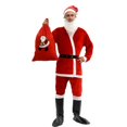 thumbnail image 3 of Santa Clothes For Luxurious Velvet Piece With Elegant Court Style Design For Cosplay Party, 3 of 8