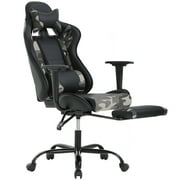 Ergonomic Office Chair PC Gaming Chair Cheap Desk Chair PU Leather Executive Rolling Swivel Chair Computer Lumbar Support for Women, Men