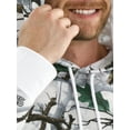 thumbnail image 4 of Peanuts Men's and Big Men's Snoopy in Camo Graphic Fleece Hoodie Sweatshirt, Sizes S-3XL, 4 of 5