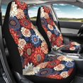 thumbnail image 4 of POLERO Vibrant Floral Mix Vehicle Seat Covers for Women, Set of 2 Front Seat Cover Anti-Slip Breathable Car Front Seat Covers, 4 of 13