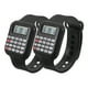 thumbnail image 1 of WORGEOUS Reloj de pulsera con calculadora electrónica multifunción portátil para niños y niñas, reloj de cálculo pequeño y creativo, 2 uds., 1 of 7