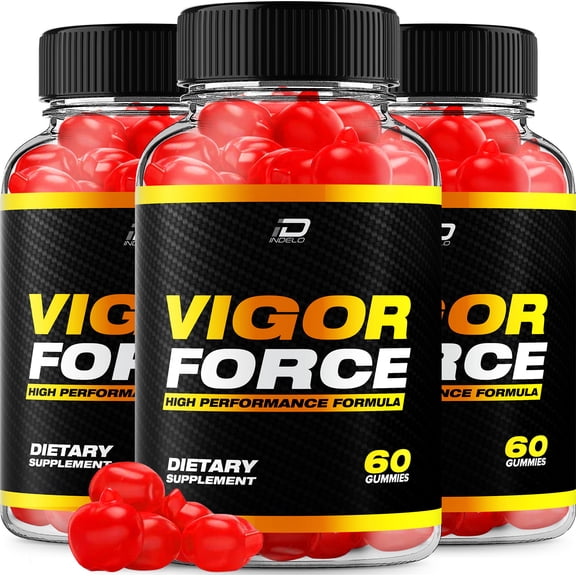 Vigor Force Gummies for Men – VigorForce Male Gummy All-Natural Reviews, 3 Pack, 180 Gummies