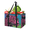 Multicolor 2, variant on Leopard Print Reusable Grocery Bags, Foldable Shopping Bags for Groceries with Handles, Large Grocery Tote for Kitchen, Market, Car, Trunk, Picnic