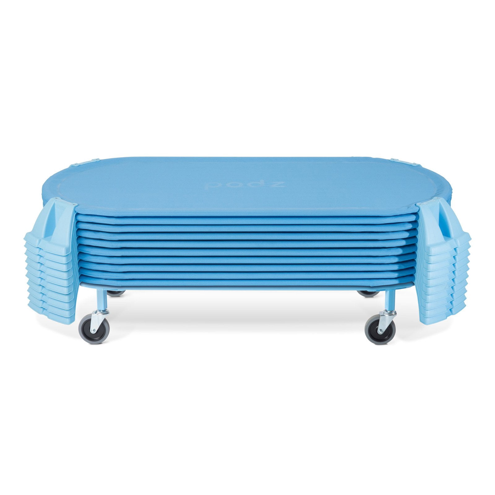 Foundations Podz Cot Carrier with Locking Casters, Toddler Size, Holds 50 Cots, Durable Metal Frame