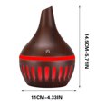 thumbnail image 3 of Zhourta Wood Grain Essential Oil Diffuser Humidifier Aromatherapy Machine for Home Office Relaxation and Wellness with Adjustable Mist Settings, 3 of 5