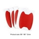 thumbnail image 3 of 4 pegatinas para puerta de coche resistentes a los arañazos, impermeables para vehículos (rojo), 3 of 3