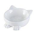 thumbnail image 1 of Slanted Cat Bowls Ceramic Cat Food Bowl Microwave & Dishwasher Safe, 1 of 5