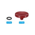 thumbnail image 3 of Unique Bargains Shutter Release Button Soft Shutter Release Button Copper Camera Shutter Button Concave, Dark Red 4 Pack, 3 of 6