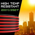 thumbnail image 3 of GEARit 16 Gauge Silicone Wire 600V (Bonded Black/Red - 100 Feet) 16AWG Tinned OFC Oxygen Free Copper Stranded Soft Flexible Wires for Primary, Electrical, Car/Auto, Trailer, Amp - 16ga 100ft, 3 of 6