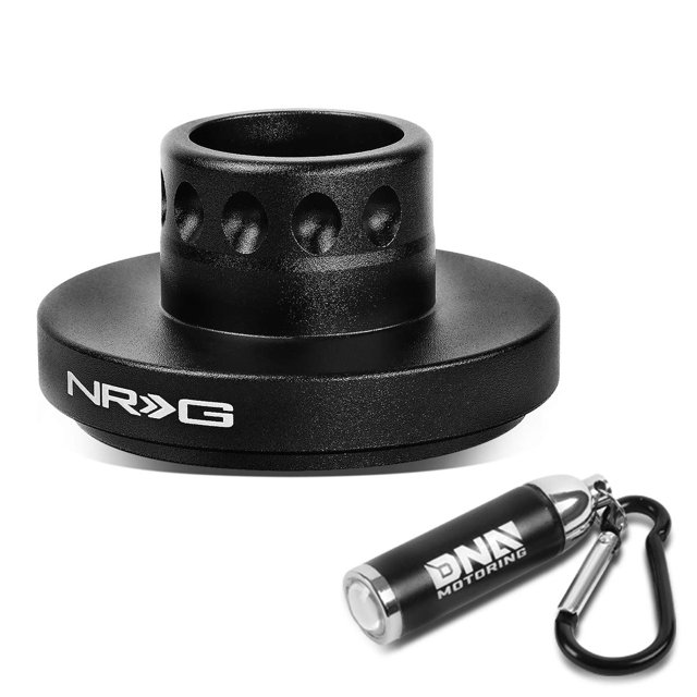 NRG Innovations Kit Adaptateur Volant SRK-RZRLH + Porte-Clés LED, Noir (NRG-SRK-RZRLH)