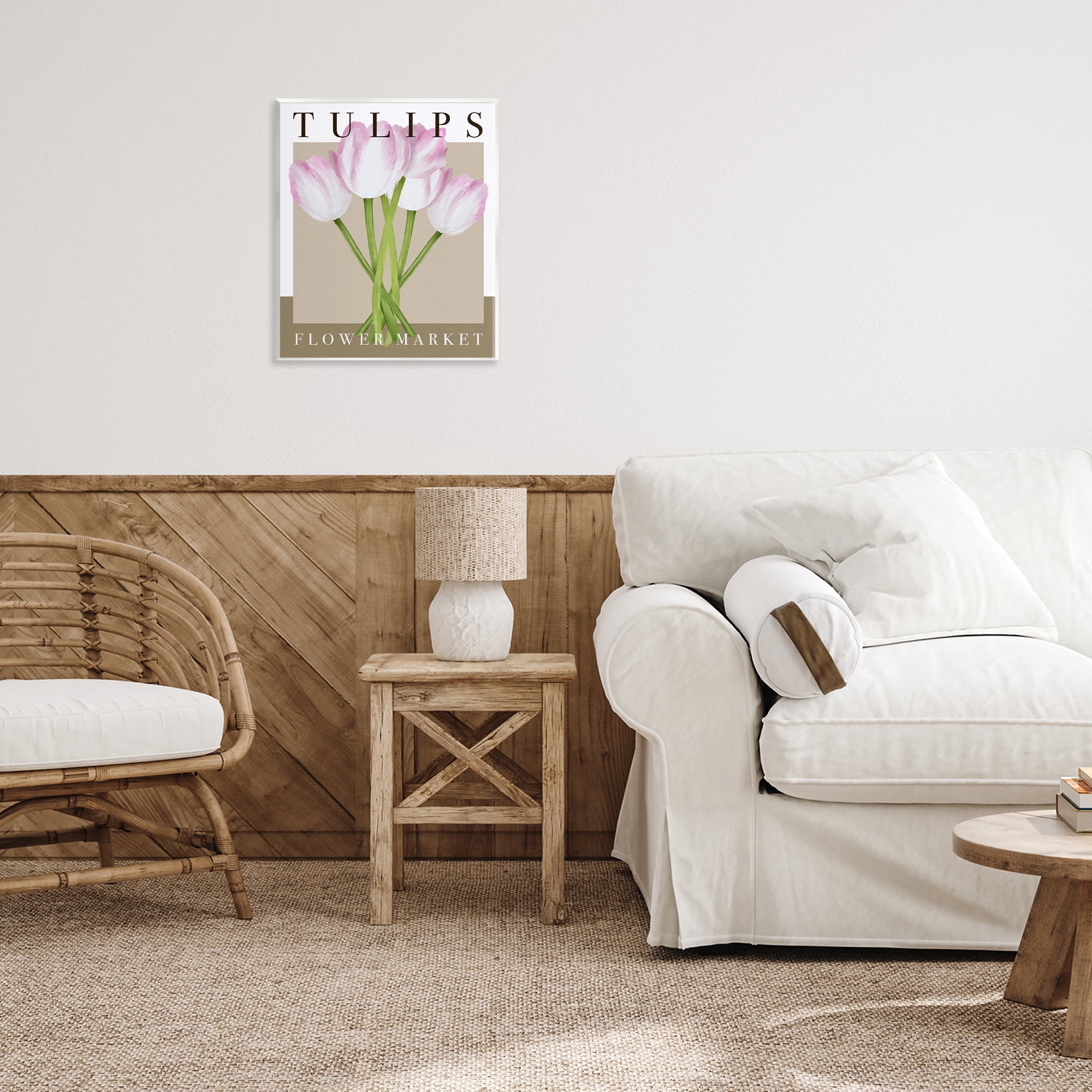Stupell Industries Tulips Flower Market Wall Plaque Art, design by Jennifer Stith