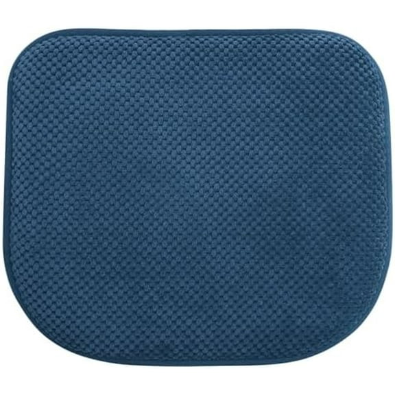 Blue Foam Seat Cushions Kitchen Chairs Pads for Dining Chairs Non Slip Office Seat Cushions Washable U Shaped Soft Thick Large Metal Wooden Chair Cushions,17" x 15"