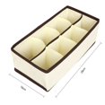 thumbnail image 4 of 2 * Caja de almacenamiento de sujetador de ropa interior no tejida Organizador de guardarropa Wdftyju Libre de BPA, 4 of 5