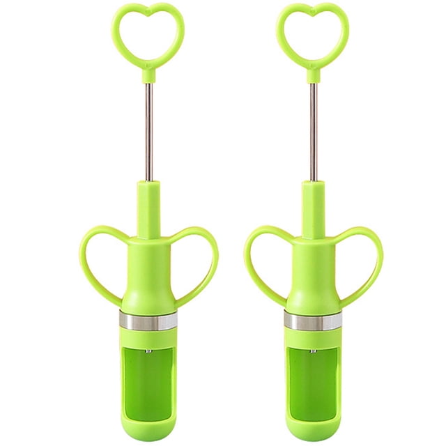 Shisuyan Stainless Steel Cherry Pitter Tool for Home Use Easy to Hold and Clean Green Color