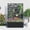 Style A, variant on Metal Planter Box with Trellis and Wheels, 71"x47"x16" Raised Garden Bed for Climbing Plants, Vegetables, Vines, Privacy Planters for Patio with Drainage Holes, 15.7" Deep Planting Bed