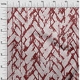 thumbnail image 3 of oneOone Velvet Maroon Fabric Brush Stroke Quilting Supplies Print Sewing Fabric By The Yard 58 Inch Wide, 3 of 4