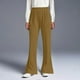 thumbnail image 2 of Odeerbi 5-14 Años Niñas Pantalones Acampanados Pantalones Casual Color Sólido Cintura Ajustable Con Bolsillo, 2 of 5
