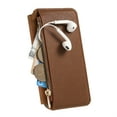 thumbnail image 6 of Allytechgroup Galaxy S25 Ultra Case Wallet, 2-in-1 Detachable Magnetic Back Cover Compatible with MagSafe Secure and Stylish Protection RFID Blocking Phone Case for Samsung Galaxy S25 Ultra, Brown, 6 of 9