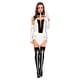 thumbnail image 1 of Qarigey Disfraz de monja de Halloween para mujer suave y transpirable Idea de regalo fácil de usar Conjunto de disfraz de monja de Halloween Disfraces de disfraces blanco SG, 1 of 6
