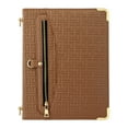 thumbnail image 4 of Case for iPad Pro 13" 2024 M4 7th Generation, Folio Stand PU Leather Crossbody Strap Cover with Shoulder Strap, Multi-Card Slots Zipper Pocket Pen Slot Envelope Pocket Wallet Case, Brown, 4 of 11