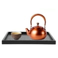 thumbnail image 4 of Food Serving Tray,Rectangle Shape Solid Wood Tea Coffee Snack Food Meals Serving Tray Plate Restaurant Tray(30 * 24), 4 of 8