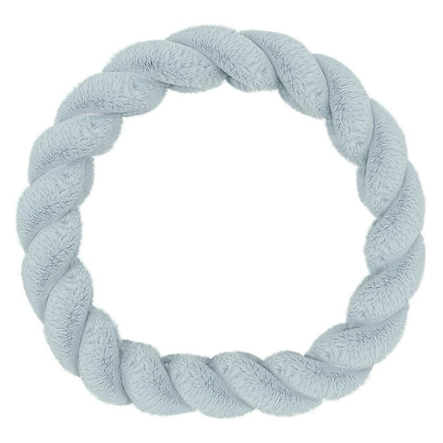 Feltree Car Steering Wheel Cover with Soft Warm Non-Slip Car Decoration Car Wheel Protector Universal Fits 14-15 Inches