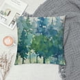 thumbnail image 2 of Shiartex Watercolor Dark Green Tree Pillow Covers  , Nature Themed Christmas Throw Pillow Covers Rustic Forest Pillowcase Decor for Indoor Outdoor Home Sofa Bedroom Living Room, 2 of 5