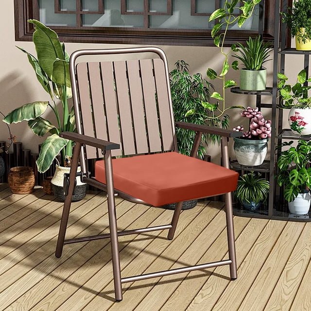 Fiudx Cojín para Exteriores, Almohadilla de Asiento de Tela con Tecnología Impermeable, Cojín de Esponja Suave para Ventana, Tapete Ergonómico para Silla, Uso En Cafeterías, Oficina En Casa, Duradero