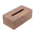 thumbnail image 3 of Cubierta de caja de pañuelos, moderna caja de papel de madera para sala de estar, restaurante, A, 3 of 9