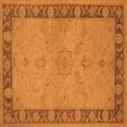 thumbnail image 1 of Ahgly Company Indoor Square Oriental Orange Traditional Area Rugs, 8' Square, 1 of 4