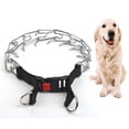 thumbnail image 1 of Collar de cadena de entrenamiento para perros con estrangulador para mascotas con hebilla, collar para perros, engranaje de cadena, punta de 35x55cm Colco collar de cachorro, 1 of 8