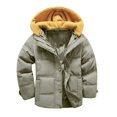 thumbnail image 3 of Enyan Kid Boy Winter Puffer Jacket with Hood Toddler Little Boys Cozy Windproof Zip Up Casual Coat for Outdoors School, 3 of 3