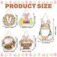 thumbnail image 3 of Wooden Bunny Easter Wreath for Front Door Decor, Wood Easter Bunny Door Sign, Spring Doors Sign Decoration, Home Outdoor Indoor Fireplace Window Wall Hanging Decoration, 3 of 9