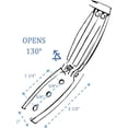 thumbnail image 4 of Hamilton Bowes 12 Uds. - Soportes De Captura Para Compartimento Con Clip Para Puerta De Equipaje De Remolque Rv Camper 888 Negro (12), 4 of 5