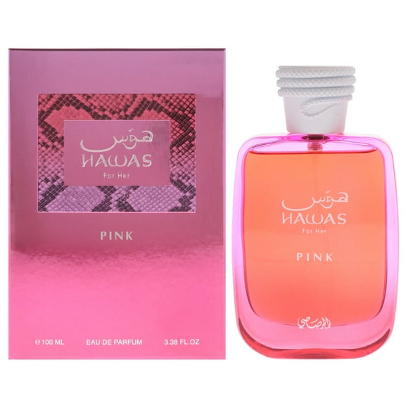Hawas Collection - Hawas Rose par Rasasi pour Femmes - Vaporisateur EDP 3,38 oz