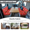 thumbnail image 3 of XYZCANDO Camper Cushion Covers Elastic, Compatible with Chair RV, RV Dining Chair Seat Covers Fit for RV Camper Car Bench RV Couch(2-Piece), 3 of 8