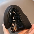 thumbnail image 5 of 3-12T Girls Rivets Flats Dress Shoes Kids Princess PU Leather Mary Janes Dance Shoes, 5 of 8