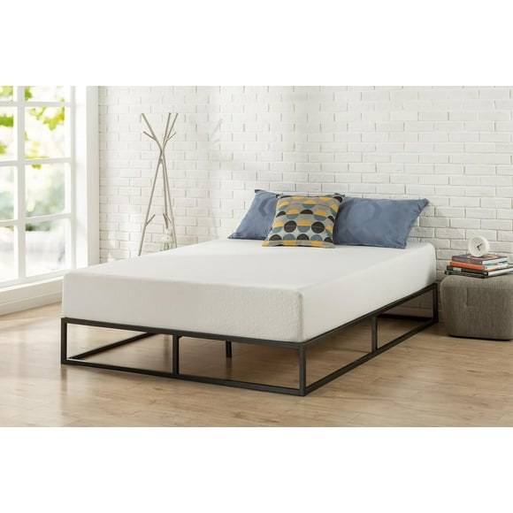Zinus Joseph 10 Inch Black Metal Platform Bed Frame